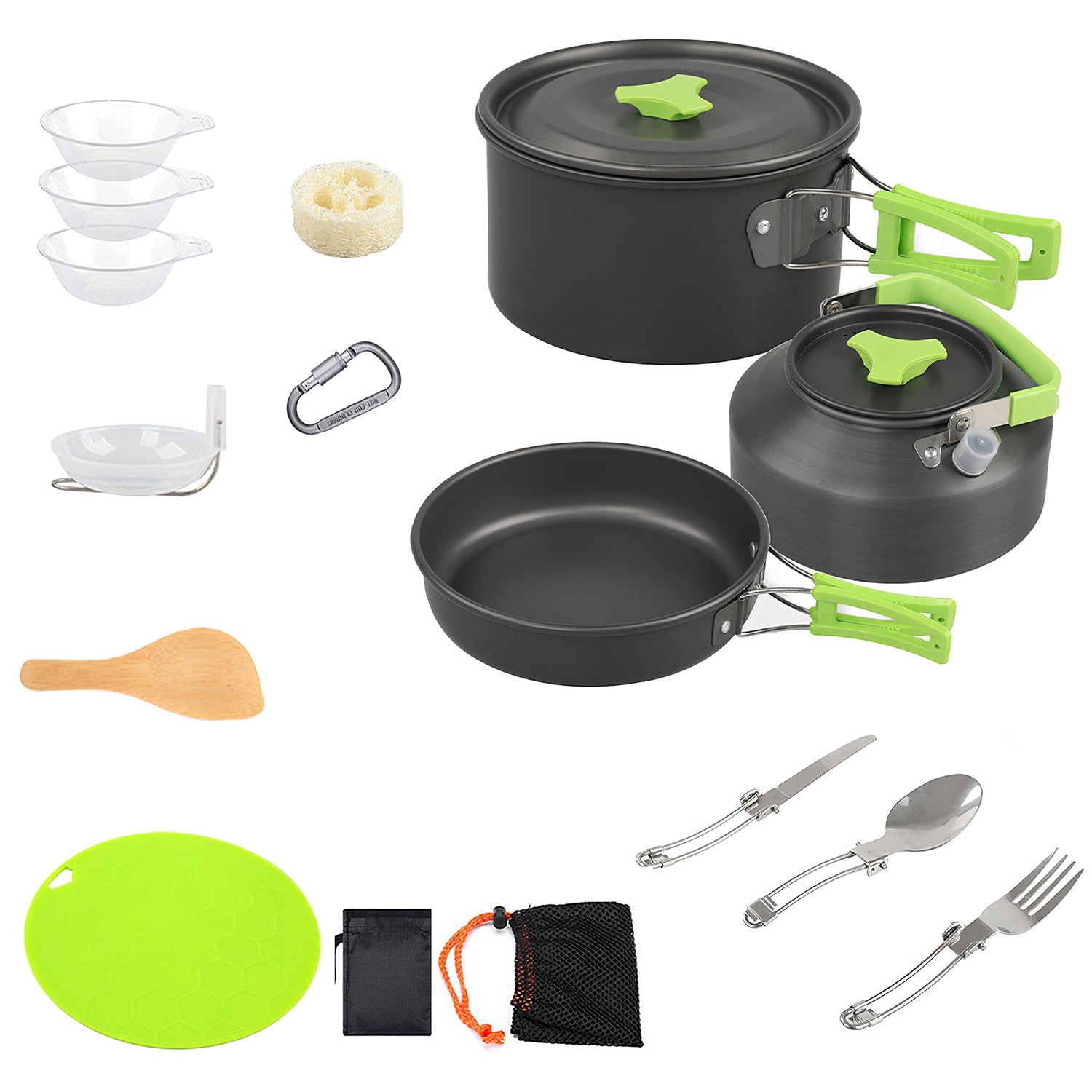 16Pcs Camping Cooking Kit