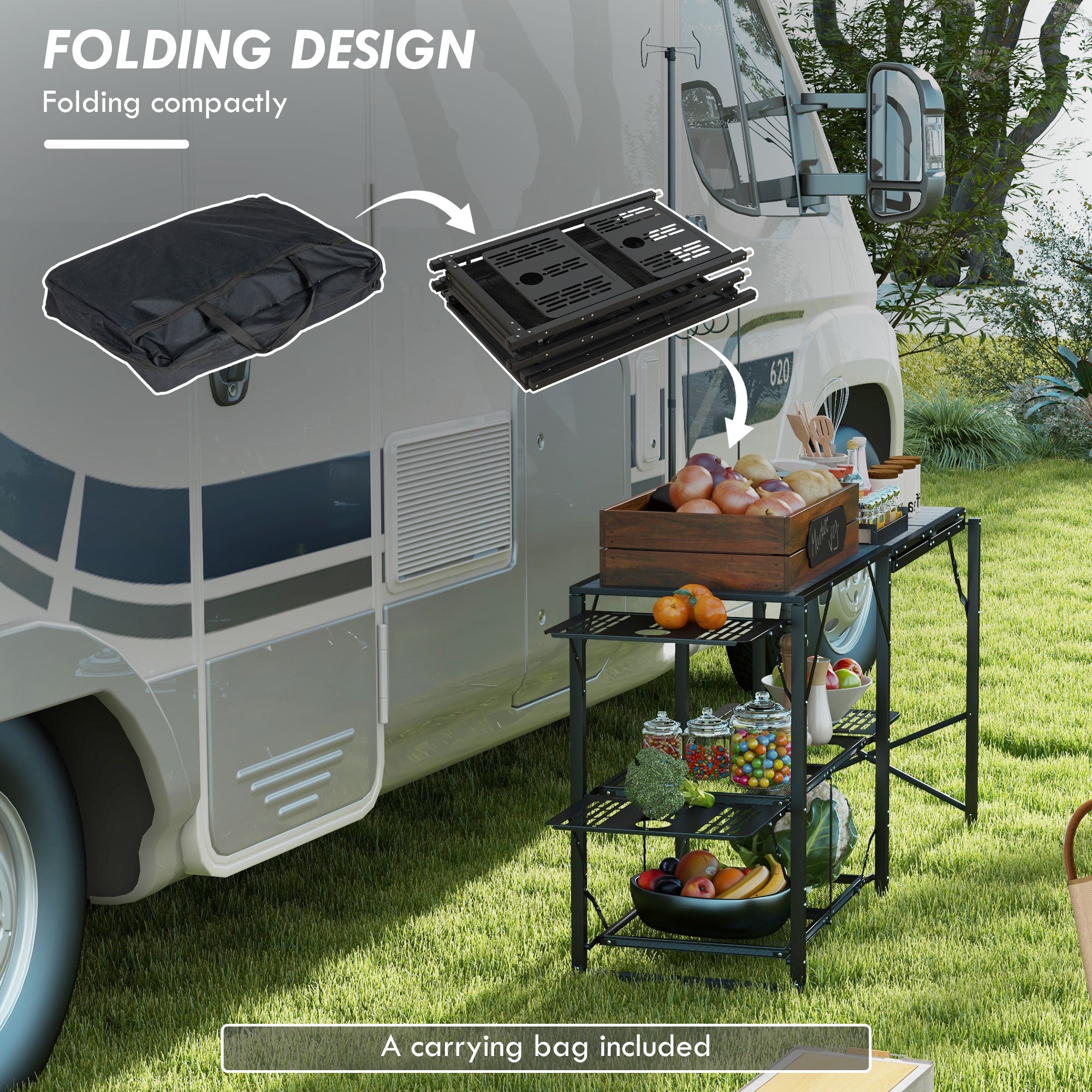 Folding Camp Kitchen