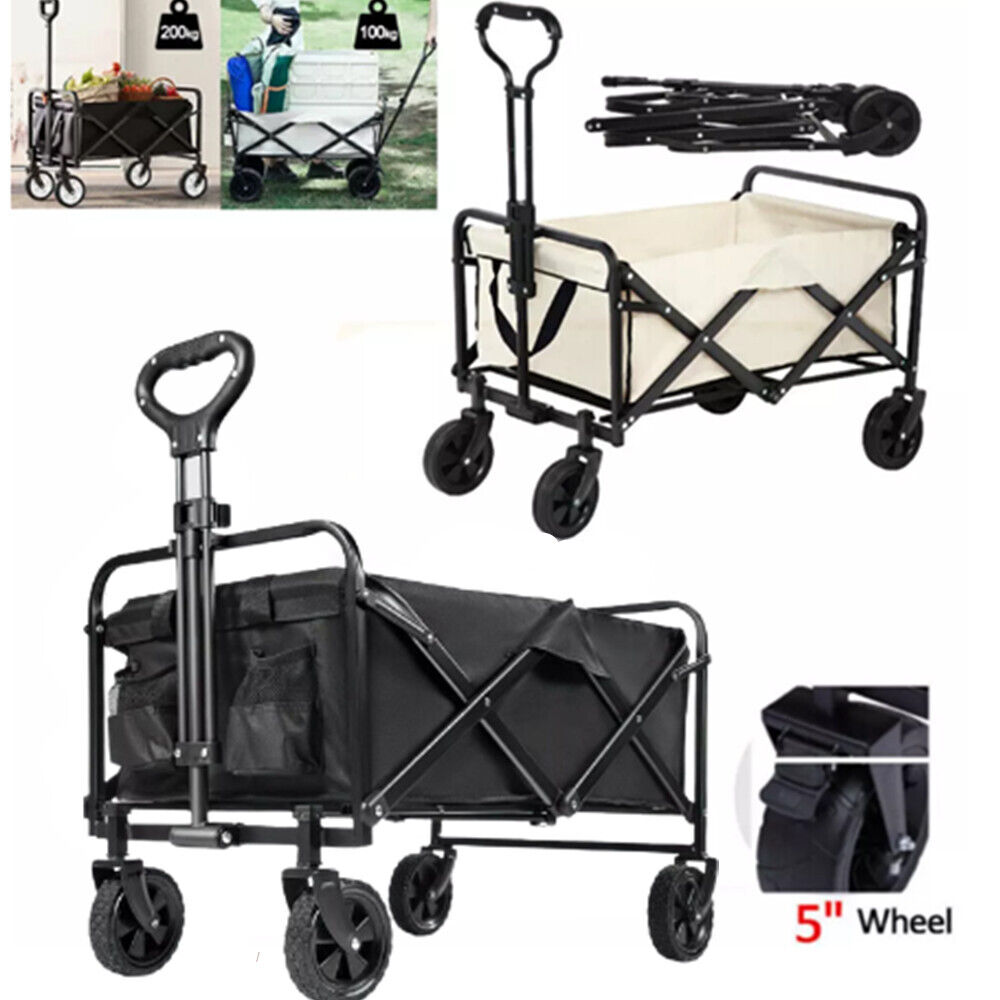 Large Foldable Camping Trolley