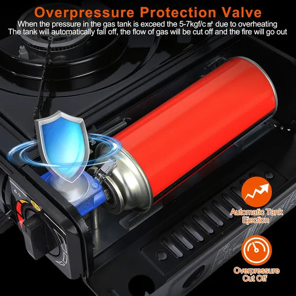 3300W Portable Camping Stove Butane Canister