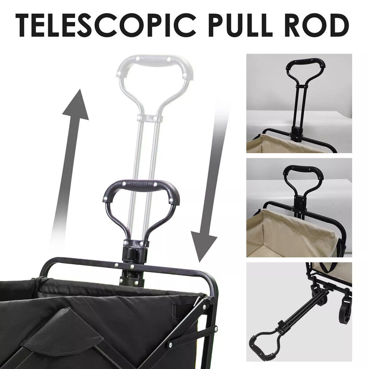 Large Foldable Camping Trolley