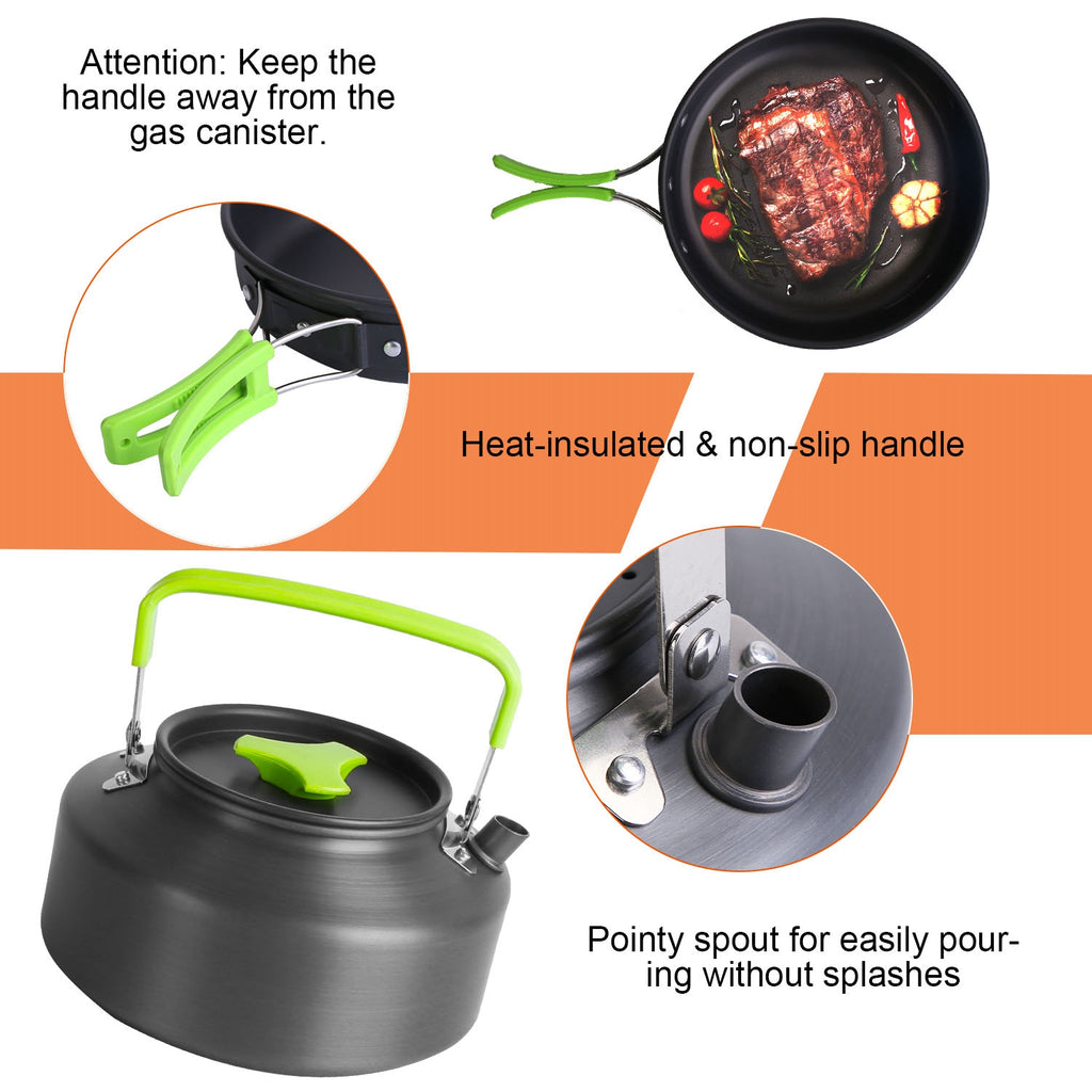 16Pcs Camping Cooking Kit