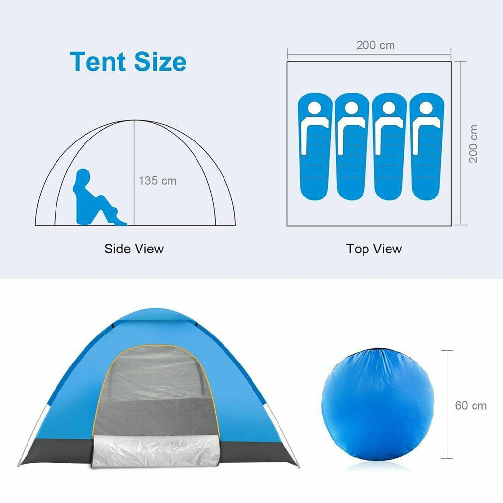 3-4 Person Waterproof Camping Tent