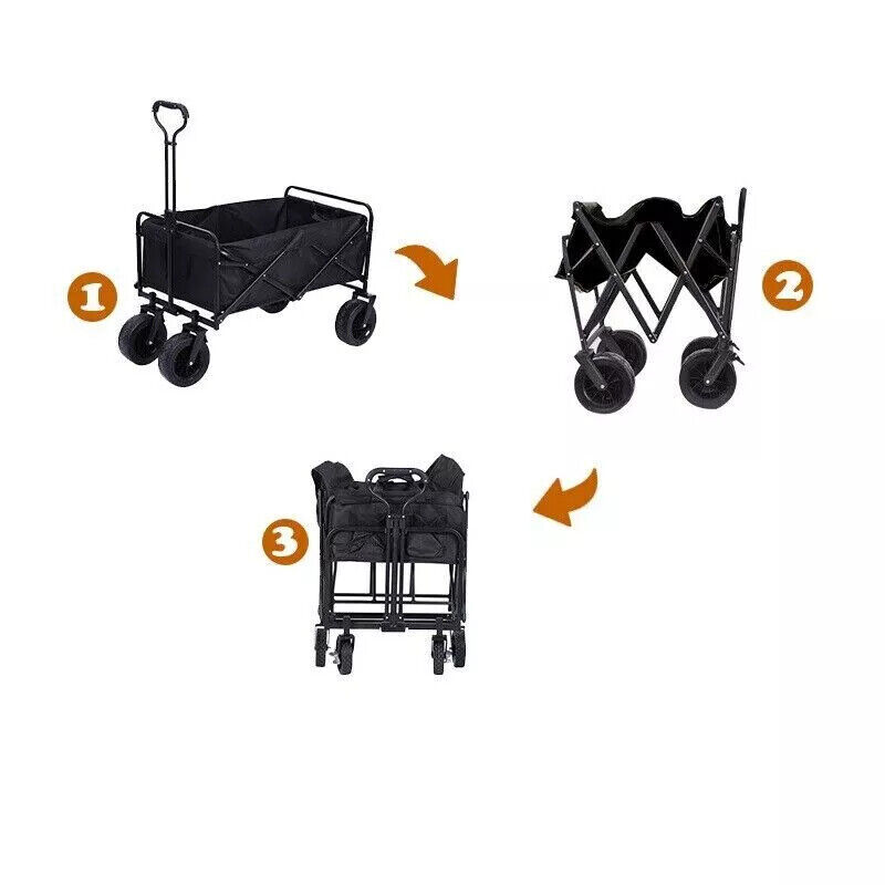Large Foldable Camping Trolley